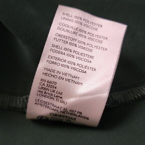 Free People Sundrenched Maxi Dress Womens L Moss Green Whimsical Romantic Castle - Picture 9 of 11